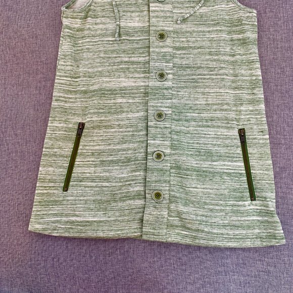 Matilda‎ Jane Women's Green Vest Jacket XS 50% Cotton 50% Polyester Button Down - Picture 5 of 11